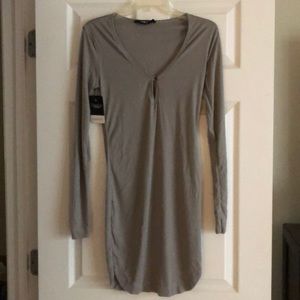 NWT Grey long sleeve dress